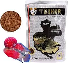 VAYINATO Tusker Nutritional Feed Of Flowerhorn Fish Food(Original)Pouch,100G|Traditional Formula,Natural Food For Flowerhorn With 55% Protein