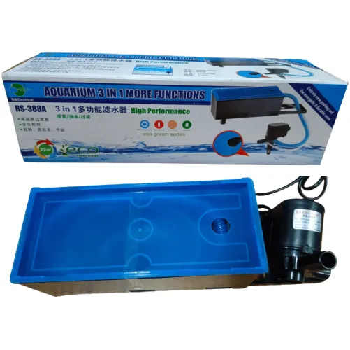 RS ELECTRICAL RS-388A 3 in 1 Top Filter for Aquarium