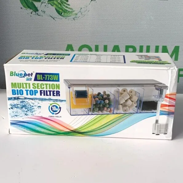Blue Pet BL-773W Multi-Section Bio Top Filter (10W, 700L/H)
